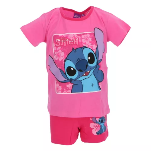 Disney Lilo és Stitch, A csillagkutya Surprised gyerek rövid pizsama 3 - 8 év / 98 - 128 cm