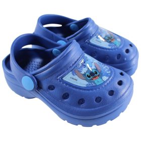   Disney Lilo és Stitch, A csillagkutya Blue Smile gyerek papucs, clog 22-32