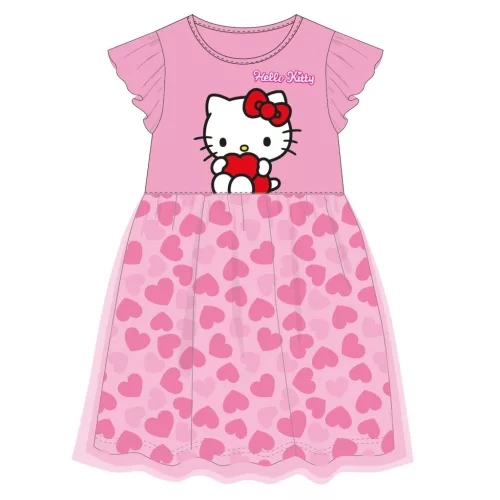 Hello Kitty Heart gyerek nyári ruha 2 - 6 év / 92 - 116 cm