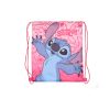 Disney Lilo és Stitch, A csillagkutya Pink Planet sporttáska, tornazsák 40 cm