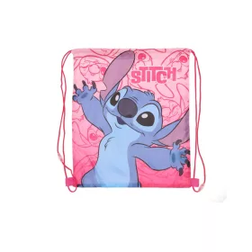   Disney Lilo és Stitch, A csillagkutya Pink Planet sporttáska, tornazsák 40 cm