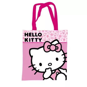 Hello Kitty Pink vászontáska, bevásárlótáska 44 cm