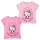 Hello Kitty Pink gyerek rövid póló, felső 3 - 8 év / 98 - 128 cm