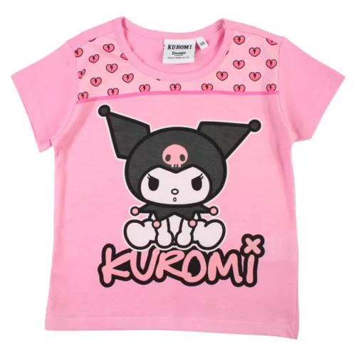 Hello Kitty Kuromi gyerek rövid póló, felső 3 - 8 év / 98 - 128 cm