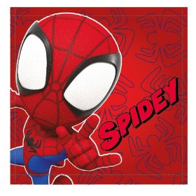   Pókember Spidey Red kéztörlő, arctörlő, törölköző 30x30cm