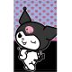Hello Kitty Kuromi kéztörlő, arctörlő, törölköző 30x50cm