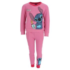   Disney Lilo és Stitch, A csillagkutya Scrump Pink gyerek melegítő, jogging szett 2 - 8 év / 92 - 128 cm