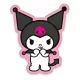 Hello Kitty Kuromi 3D formapárna, díszpárna 40 cm