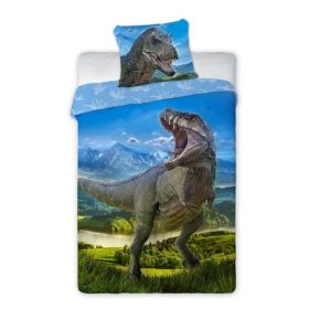 Dinoszaurusz T-Rex ágyneműhuzat 140×200cm, 70×90 cm