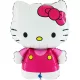Hello Kitty Fuxia fólia lufi 64 cm