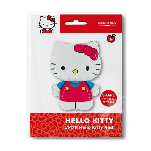 Hello Kitty Red fólia lufi 64 cm