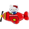 Hello Kitty Airplane Red fólia lufi 76 cm
