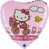 Hello Kitty Bike fólia lufi 46 cm