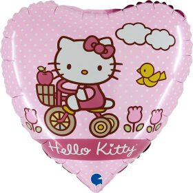 Hello Kitty Bike fólia lufi 46 cm