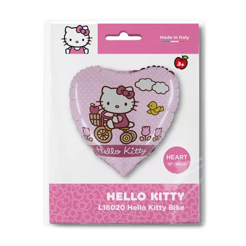 Hello Kitty Bike fólia lufi 46 cm