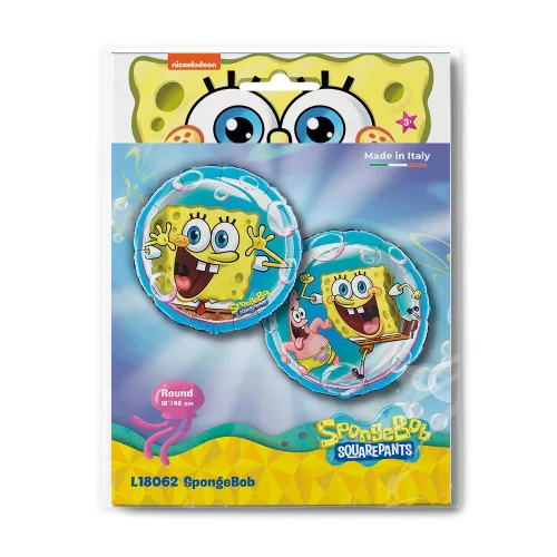 SpongyaBob Bubbles fólia lufi 46 cm