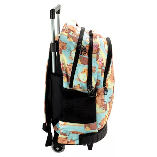 Kapibara Chill prémium gurulós iskolatáska, táska 42 cm