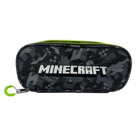 Minecraft Camo Terra 2 rekeszes tolltartó 23,5 cm