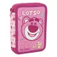Disney Játékháború Lotso Jam tolltartó töltött 2 emeletes