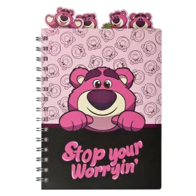   Disney Játékháború Lotso Jam A5 notesz, jegyzetfüzet regiszterekkel