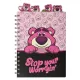 Disney Játékháború Lotso Jam A5 notesz, jegyzetfüzet regiszterekkel