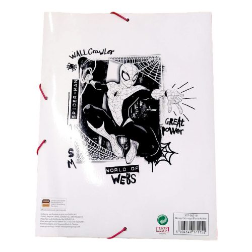 Pókember World of Webs A/4 gumis mappa