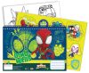 Pókember Spidey Dino-Webs A/4 spirál vázlatfüzet 40 lapos matricával