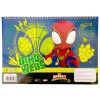 Pókember Spidey Dino-Webs A/4 spirál vázlatfüzet 40 lapos matricával