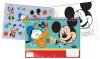 Disney Mickey Oh Boy A/4 spirál vázlatfüzet 40 lapos matricával