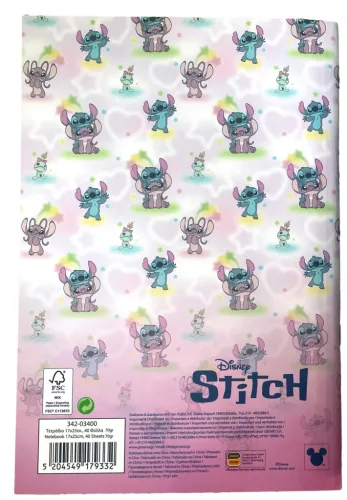 Disney Lilo és Stitch, A csillagkutya This World  B/5 vonalas füzet 40 lapos
