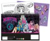 Monster High Crew A/4 spirál vázlatfüzet 40 lapos matricával