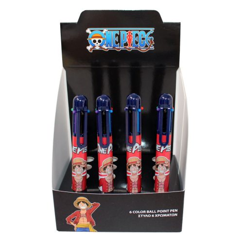 One Piece Team 6 színű toll