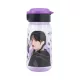 Wednesday Nevermore Academy műanyag szívószálas kulacs 510 ml