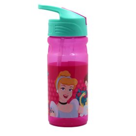   Disney Hercegnők Spring műanyag szívószálas kulacs 500 ml