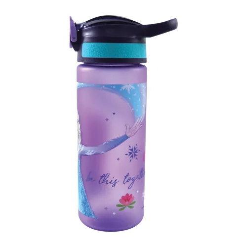 Disney Jégvarázs Modern Magic műanyag matt szívószálas kulacs 600 ml