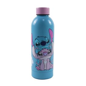   Disney Lilo és Stitch, A csillagkutya Alien 626 rozsdamentes acél kulacs csavaros kupakkal 530 ml