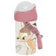 Disney Bambi Cute műanyag szívószálas kulacs akasztóval 500 ml