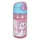 Disney Marie Dots műanyag szívószálas kulacs akasztóval 350 ml