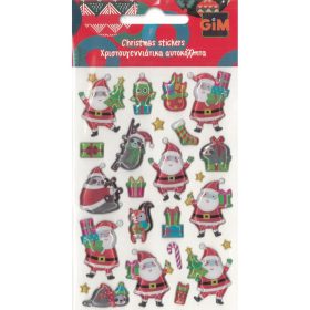 Karácsonyi Santa bubble matrica