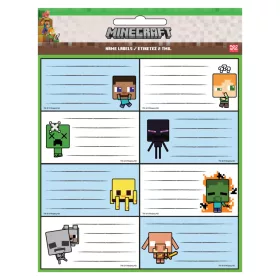 Minecraft Creepers Need Hugs füzetcímke 16 db-os