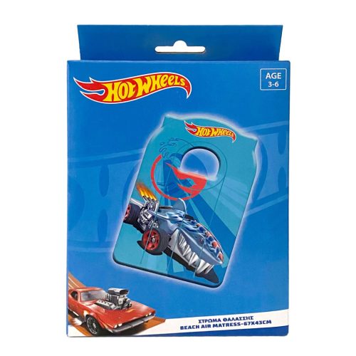 Hot Wheels Racing Wave felfújható matrac 67x43 cm
