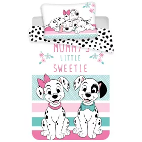   Disney 101 Kiskutya Sweetie gyerek, ovis ágyneműhuzat 100×135cm, 40×60 cm