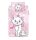 Disney Marie Aristocat gyerek, ovis ágyneműhuzat 100×135 cm, 40×60 cm