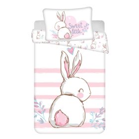   Nyuszi Sweet gyerek, ovis ágyneműhuzat 100x135 cm, 40x60 cm