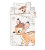 Disney Bambi Beige gyerek, ovis ágyneműhuzat 100×135cm, 40×60 cm