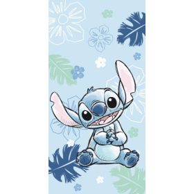   Disney Lilo és Stitch, A csillagkutya Ohana Blue fürdőlepedő, strand törölköző 70x140cm