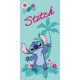 Disney Lilo és Stitch, A csillagkutya Hawaii fürdőlepedő, strand törölköző 70x140cm (Fast Dry)
