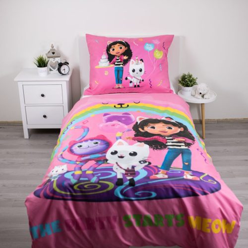 Gabi babaháza Rainbow Party ágyneműhuzat 140×200cm, 70×90 cm microfibre