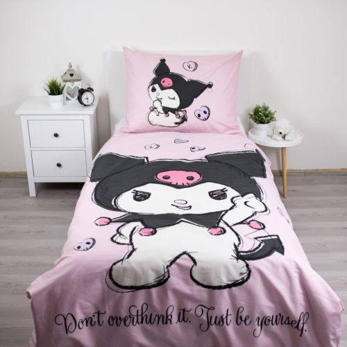 Hello Kitty Kuromi Be Yourself ágyneműhuzat 140×200cm, 70×90 cm