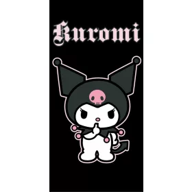   Hello Kitty Kuromi Black fürdőlepedő, strand törölköző 70x140cm